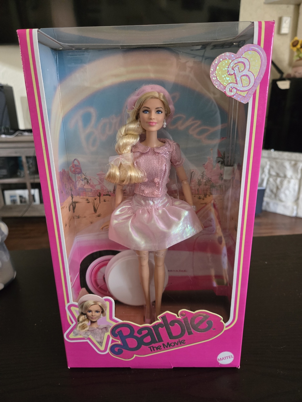 Mattel Barbie The Movie Barbie Fashion Doll Pink Outfit Articulated